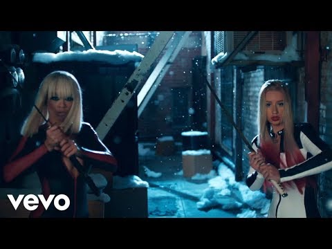 Iggy Azalea - Black Widow ft. Rita Ora music video cover