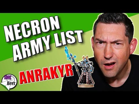 Anrakyr The Traveller 8th Edition - Necron Army List 2019