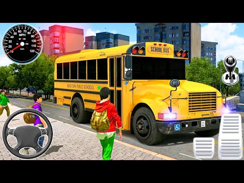 School  Bus Driver - Offroad High School Bus Driver Simulator - Android Gameplay #2