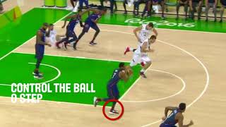Traveling  2017 Regler: LEGAL Before dribble while moving