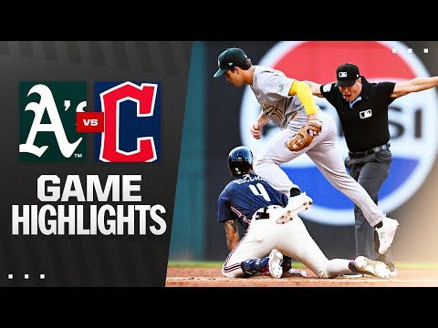 A's vs. Guardians Game Highlights (7/18/25) | MLB Highlights