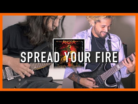 Angra - Spread Your Fire | Full Guitar Cover with @LuizRodrigues