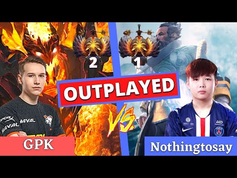 Nothingtosay vs GPK-- Mid-- Kunkka Vs SF -- OUTPLAYED