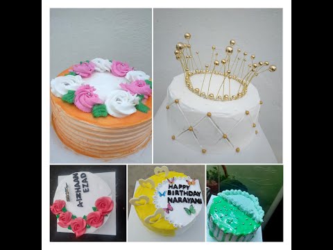 Cake decoration ideas/my cake collection /birthday cakes decorating ideas/mrs kalai vino