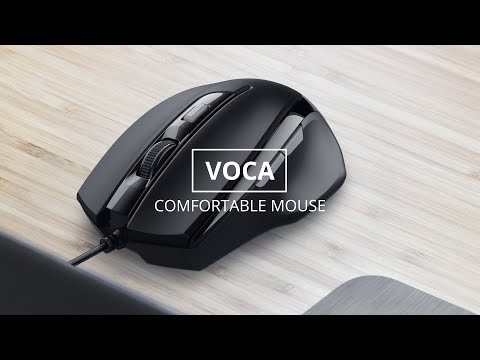 Een Muis Trust Voca Comfort zwart koop je bij MV Kantoortechniek B.V.