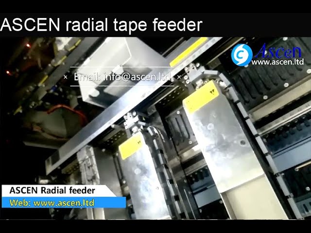 SMT taped component radial feeder