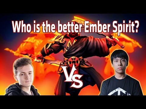 Who is the better Ember Spirit? Miracle vs ana