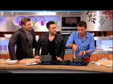 Lee Ryan and Antony Costa from Blue at Let's Do Lunch 24/7/13 (part 2)