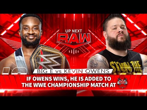 Big E vs Kevin Owens (Contenders Match - Full Match Part 1/2)