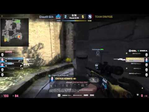 EnvyUS vs Cloud9 I Kenny'S clutch 1vs2