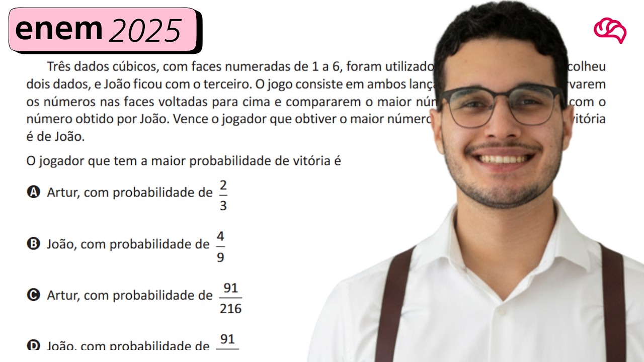 Resolução em Vídeo — Questão 178 ENEM 2025
