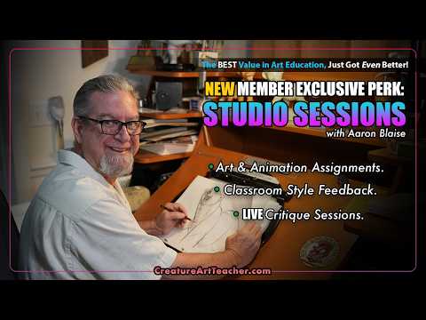 📣 Announcing STUDIO SESSIONS with Aaron Blaise