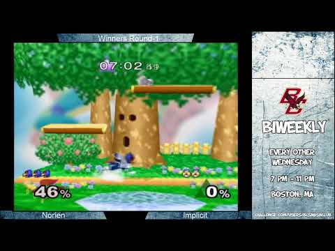 BC Biweekly 17: Winners Round 2 - Norien (Falco) vs Implicit (Sheik)