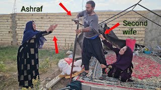 Horrifying moment of husband's anger; veil removed in an instant