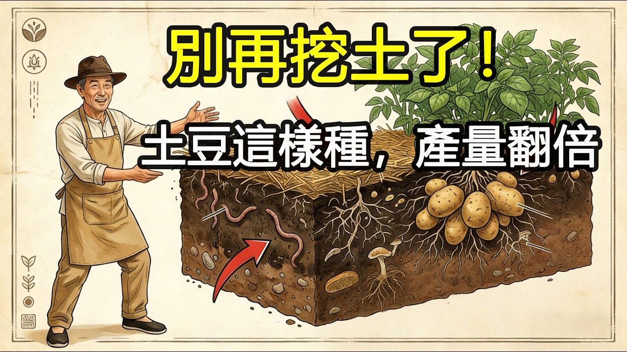 別再挖土了！土豆這樣種，產量翻倍