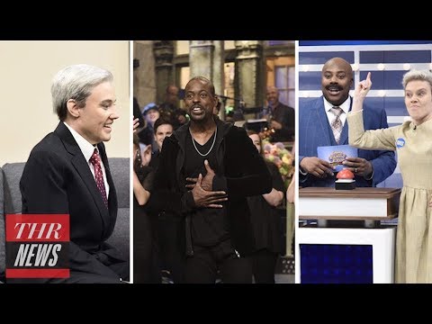 'SNL' Rewind: Sterling K. Brown Hosts, 'Bachelor' Spoofed, Oscars Edition 'Family Feud'  | THR News