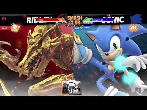 Smash Club #75 - Paco (Ridley) vs Lucastrupa (Sonic) - Winners Semi Finals