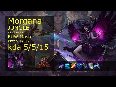Rank 3 EUW Morgana Jungle: Morgana vs Graves