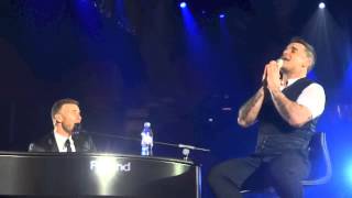 Robbie Williams and Gary Barlow O2 Friday 23 November 2012  Different