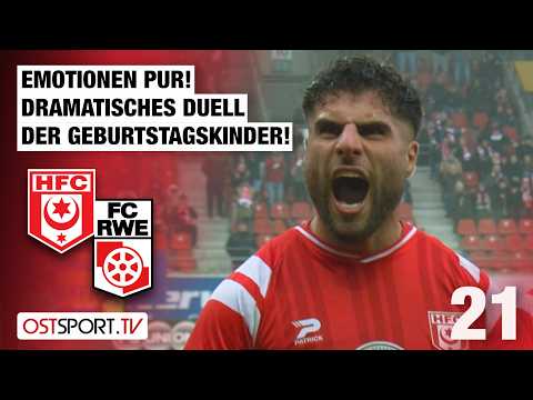 BIRTHDAY CHILDREN'S DUEL: Hallescher FC - Rot-Weiß Erfurt | Regionalliga Nordost
