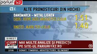 UPZ: 14 pronosticuri din handbal, hochei si fotbal!