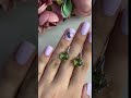 Серебряные серьги с султанитом 8.317ct