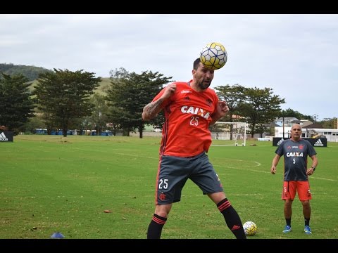 Primeiro treino de Donatti com o elenco rubro-negro