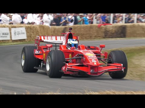 Ferrari F2008 F1 ex Felipe Massa - BRUTAL V8 ENGINE SOUNDS!
