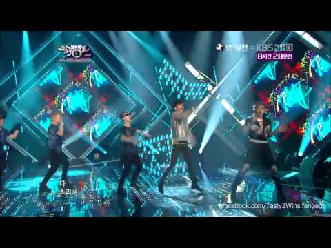 720p HD 120810 TASTY - Spectrum (Intro) +You Know Me @ KBS Music Bank DEBUT STAGE LIVE REALLY HD