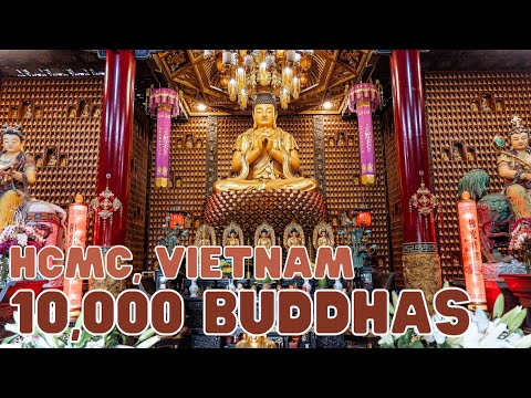 Ten Thousand Buddha Temple, Ho Chi Minh City, Vietnam 🇻🇳 Incredible Buddhist Temple. Must See.