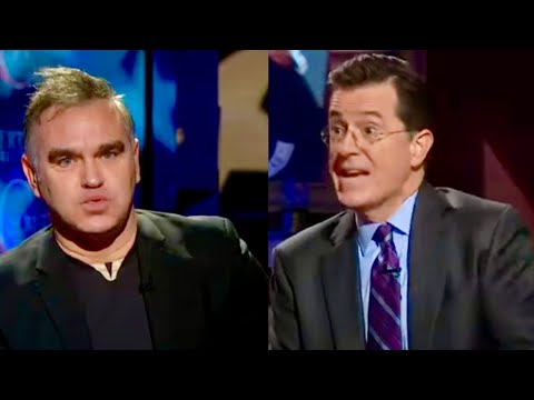 Stephen Colbert (In Character) Has Fun with Morrissey – A Hilarious Interview from 2012