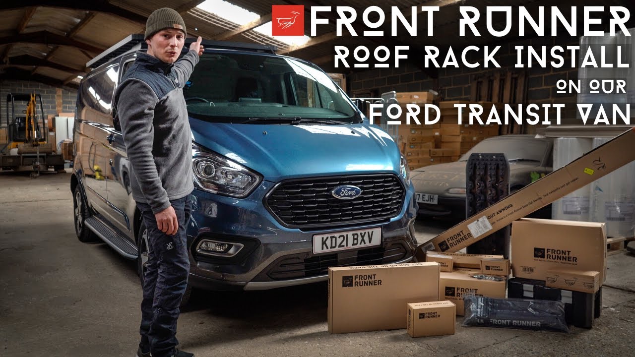 Watch video FRONT RUNNER ROOF RACK & ACCESSORIES INSTALL | FORD TRANSIT CUSTOM VAN Now FRONT RUNNER ROOF RACK & ACCESSORIES INSTALL | FORD TRANSIT CUSTOM VAN