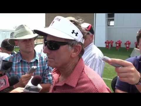 Steve Spurrier after Aug. 8 practice, scrimmage