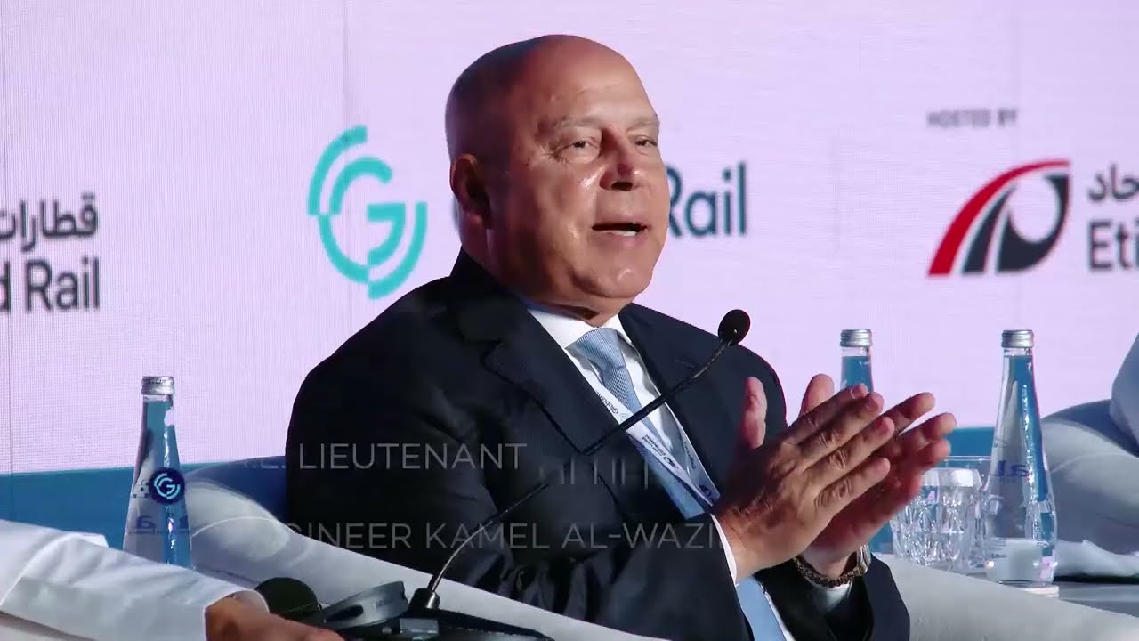 H.E. Lieutenant General Engineer Kamel Al-Wazir, | Global Rail 2025