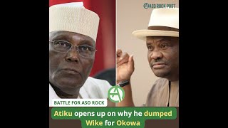 Download lagu Atiku opens up on why he dumped Wike for Okowa mp3 Download lagu Atiku opens up on why he dumped Wike for Okowa mp3