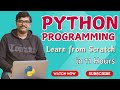 PYTHON TUTORIAL FOR BEGINNERS IN 11 HOURS In ENGLISH BASIC PYTHON PROGRAMMING DATA SCIENCE