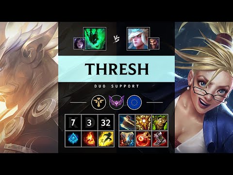 Thresh Support vs Janna: Super CC - EUW Master Patch 14.15