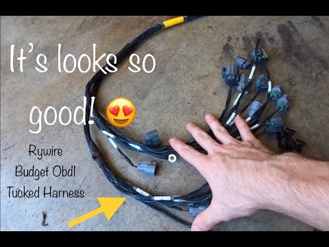 LEEK'S EF HATCH / DITCHING THE DUAL POINT / RYWIRE OBD1 BUDGET TUCKED B & D SERIES HARNESS INSTALL