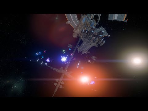 Star Citizen - Invictus Launch Week 2952 - Javelin Launch & Fireworks - Amazing!