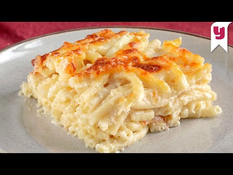 besamel soslu firinda makarna tarifi nasil yapilir resimli videolu yemek com yemek com