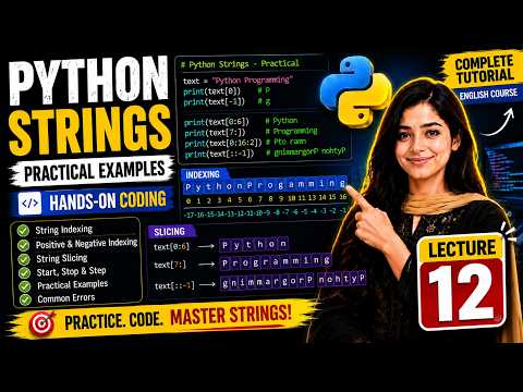 Python Full Course For Beginners Lecture 12 Python Strings Practical Examples