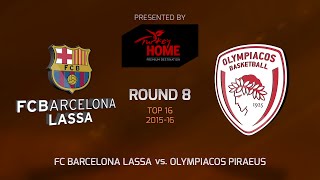 EuroLeague Top16 - FC Barcelona Lassa - Olympiacos Piraeus