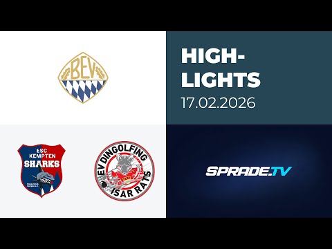17.02.2026 - Highlights - ESC Kempten vs. EV Dingolfing