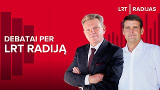 Tiesiogiai LRT RADIJO debatuose: J. Narkevič ir R. Žemaitaitis | LRT RADIJAS | 2024-10-03