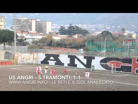 Us Angri 1927- Tramonti 1-1. Le due reti e il gol annullato all'Angri