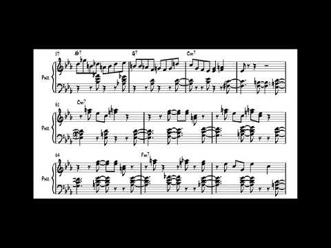 McCoy Tyner solo - Mr. P.C. transcription (SAMPLE)