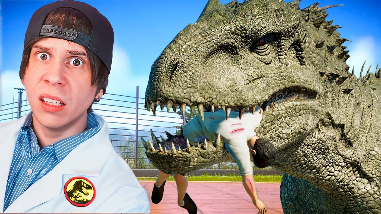 Metí un INDOMINUS REX en mi Parque Jurásico