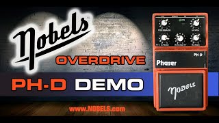 Video thumbnail for Nobels PH-D Phaser Pedal | Demo | Overdrive Sounds by Nobels Official
