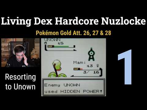 Pokémon Gold Nuzlocke Att. 26/27/28 - Living Dex Hardcore Nuzlocke 68