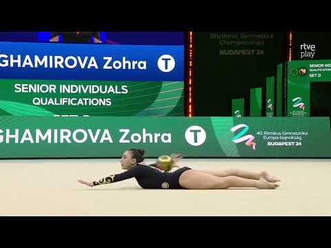 AGHAMIROVA Zohra (AZE) BALL AAQ 32,4 - ECH Budapest 2024
